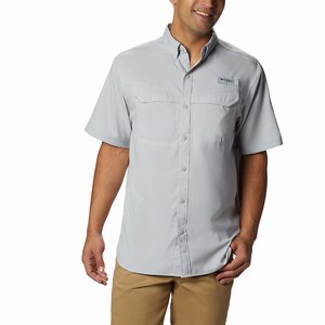 Columbia PFG Low Drag Offshore™ Shortärmad Skjorta Herr Grå (FJAEL2896)